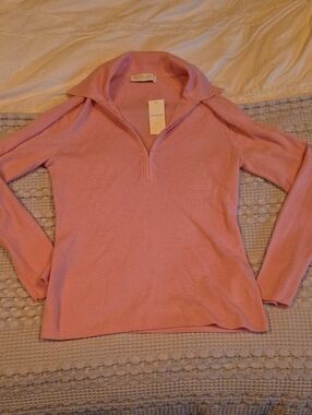 Abercrombie & Fitch Light Pink Merino Wool Sweater